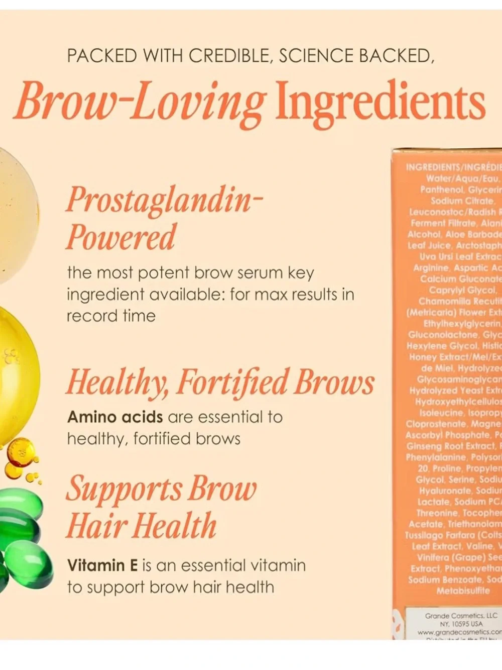 Grande Brow Brow Enhancing Serum — Factory Sealed